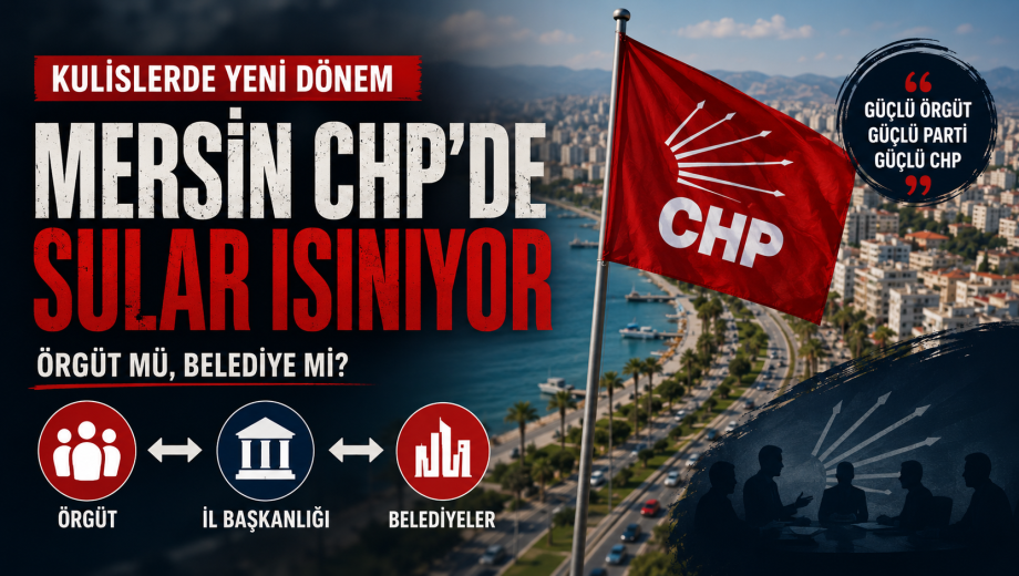 Mersin CHP’de Sessiz Satranç: Örgüt mü, Belediye Mi?