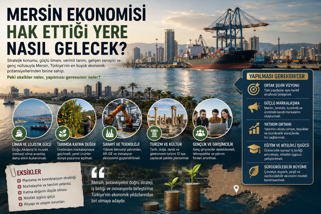 Mersin Ekonomisi Neden Hak Ettiği Yerde Değil?