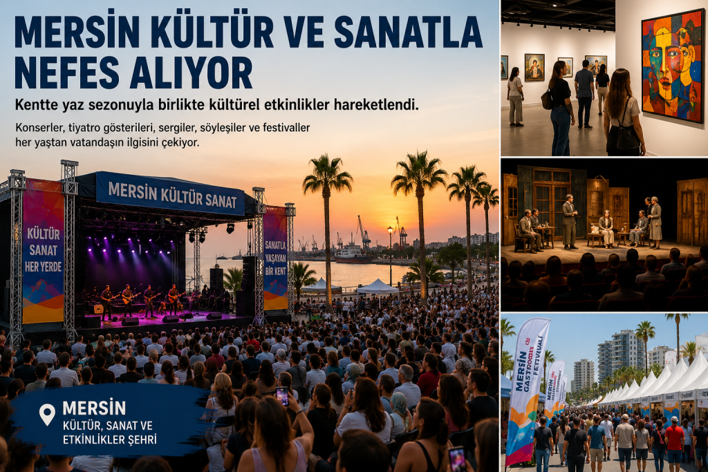 Mersin Kültür ve Sanatla Nefes Alıyor