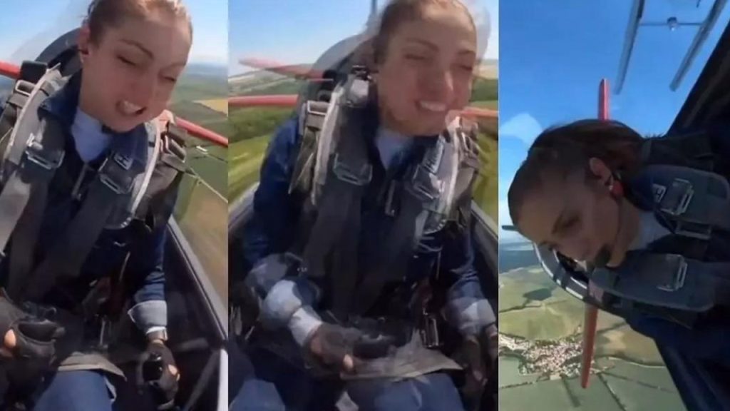 Aksiyon Filmim Gibi: Akrobasi Pilotunun Uçuş Esnasında Kanopisi Açıldı