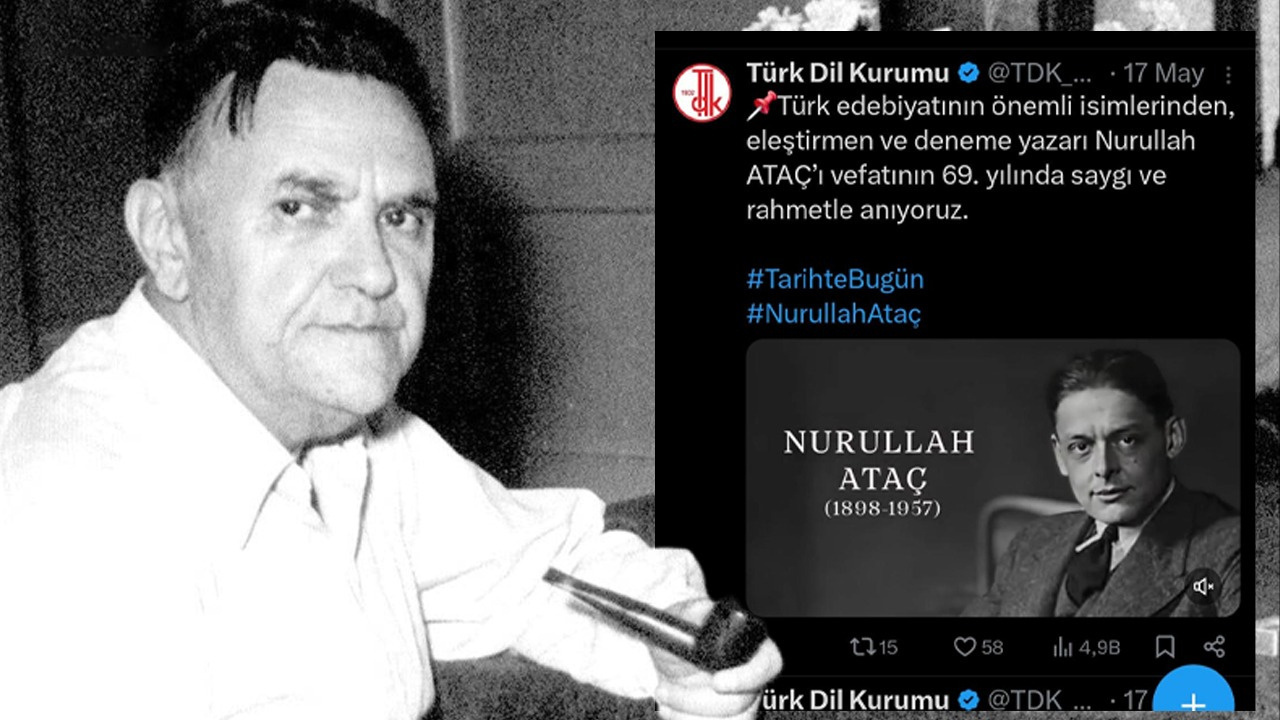TDK, anma videosuna Nurullah Ataç diye ABD’li ünlü şairi koydu