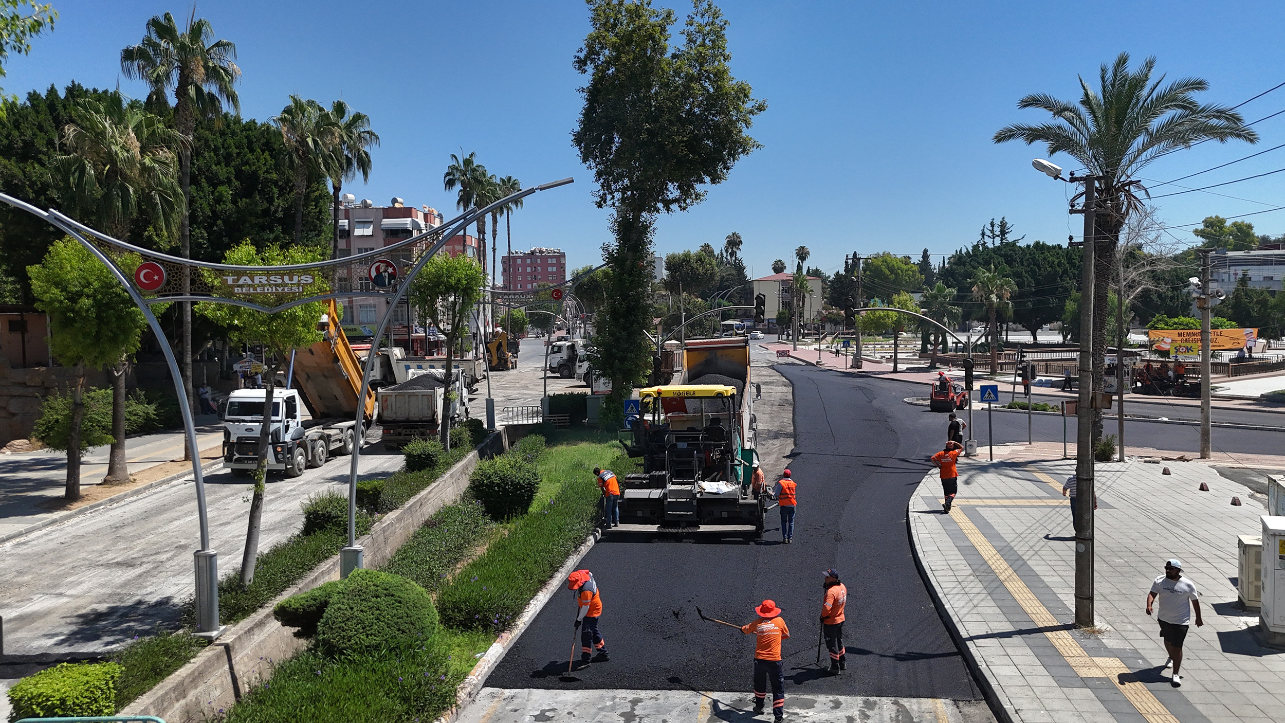Büyükşehir’den Tarsus Trafiğine Nefes Aldıran Kavşak Düzenlemesi