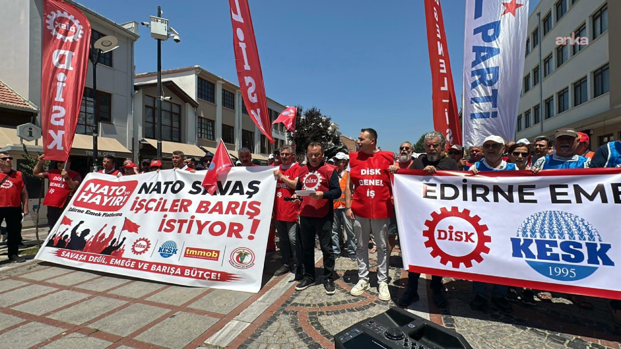Edirne’de NATO Protestosu: Halkların Dayanışmasını Savunuyoruz