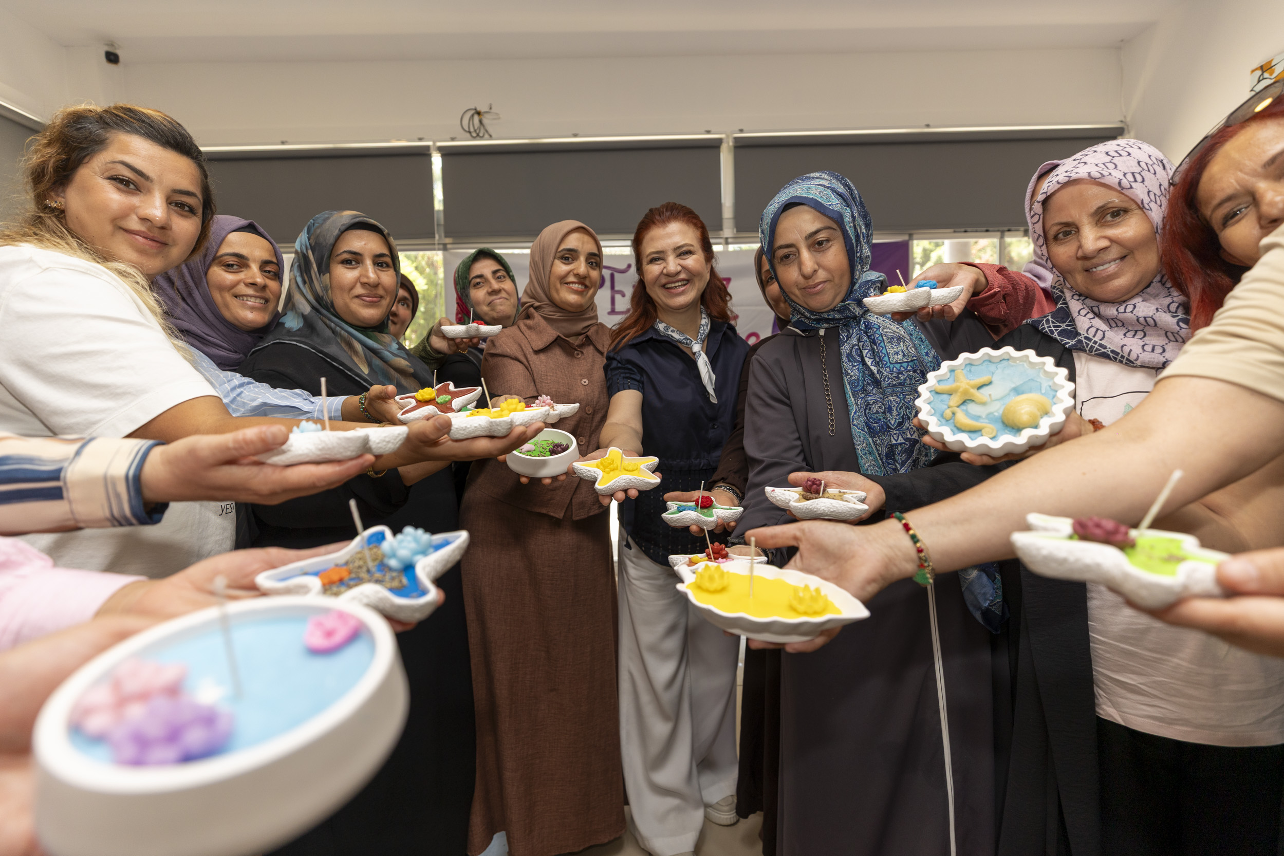 ‘ Evimiz Atölye Projesi’ Kadınlara Yeni Üretim Alanları Sunmaya Devam Ediyor