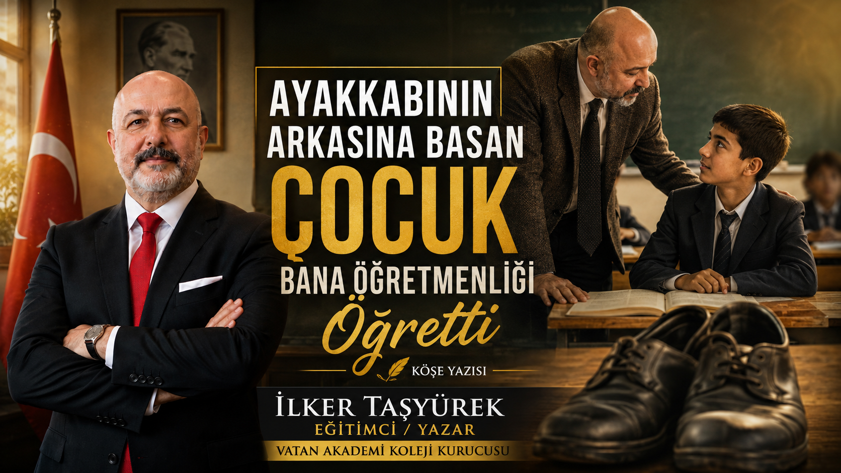 Ayakkabının Arkasına Basan Çocuk Bana Öğretmenliği Öğretti