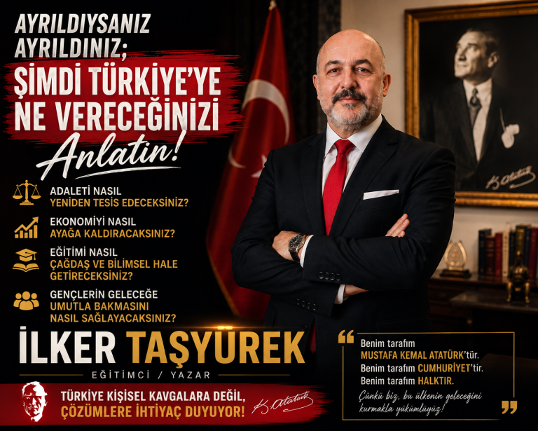 Ayrıldıysanız Ayrıldınız, Şimdi Türkiye’ye Ne Vereceğinizi Anlatın