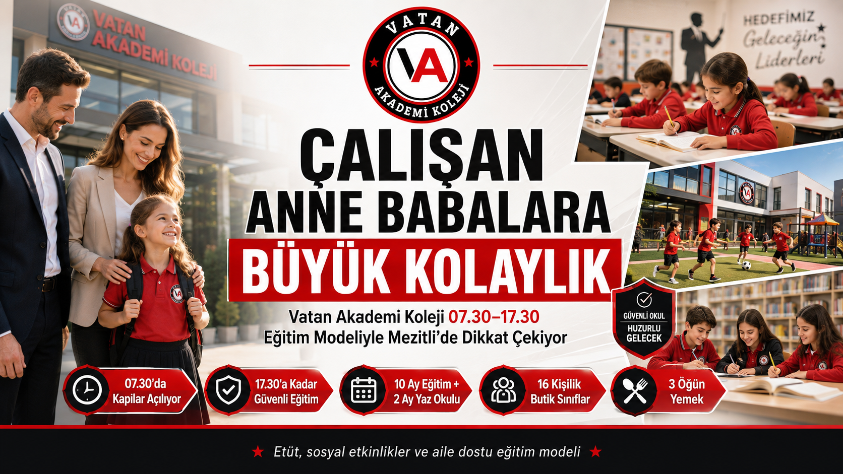 Mezitli’de Çalışan Anne Babaların Hayatını Değiştirecek Okul Modeli: Vatan Akademi Koleji’nde Ne Oluyor?
