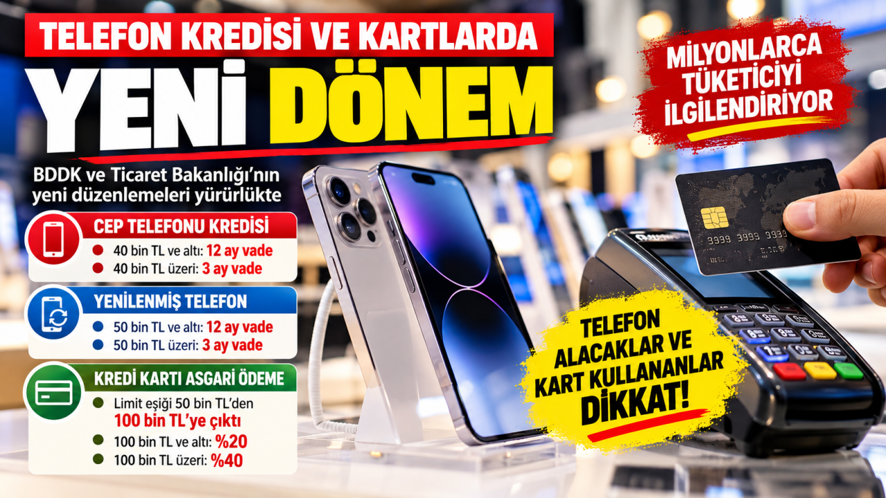 Telefon Kredileri ve Kredi Kartlarında Yeni Dönem: Milyonlarca Tüketiciyi İlgilendiren Kararlar Yürürlükte