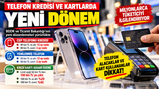 Telefon Kredileri ve Kredi Kartlarında Yeni Dönem: Milyonlarca Tüketiciyi İlgilendiren Kararlar Yürürlükte