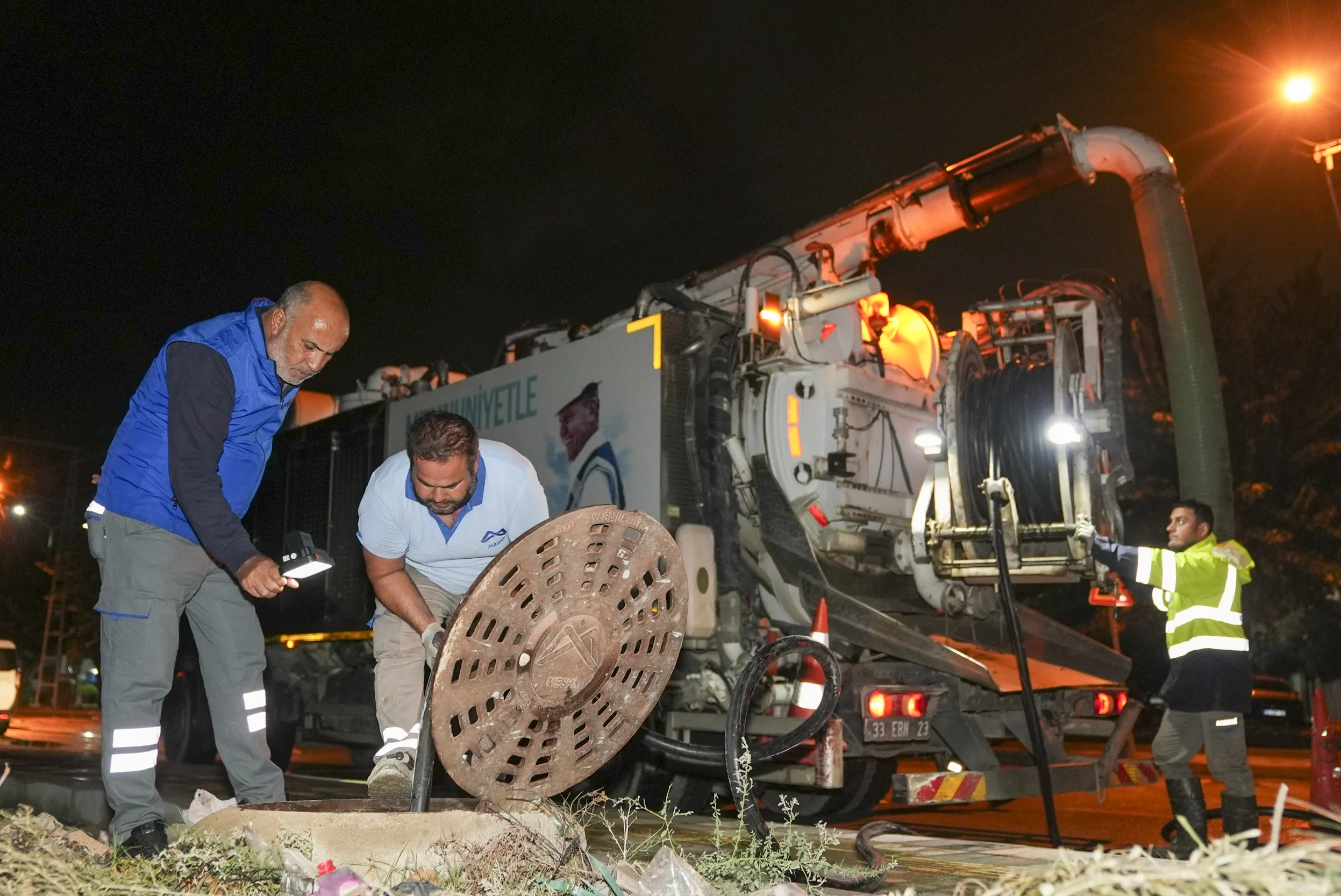 Mersin Büyükşehir ve Meski ‘kriz Masası’ ile Yağmurun Olası Olumsuzluklarına karşı Teyakkuzda