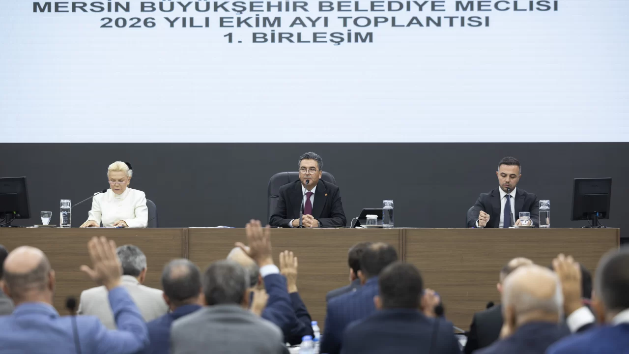 Mersin Büyükşehir Meclisi’nin Ekim Ayı 1. Birleşimi Gerçekleştirildi