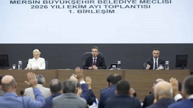 Mersin Büyükşehir Meclisi’nin Ekim Ayı 1. Birleşimi Gerçekleştirildi