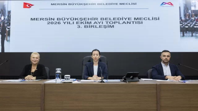 Mersin Büyükşehir Meclisi’nin Ekim Ayı 3. Birleşimi, Başkan Vekili Genç Başkanlığında Gerçekleştirildi