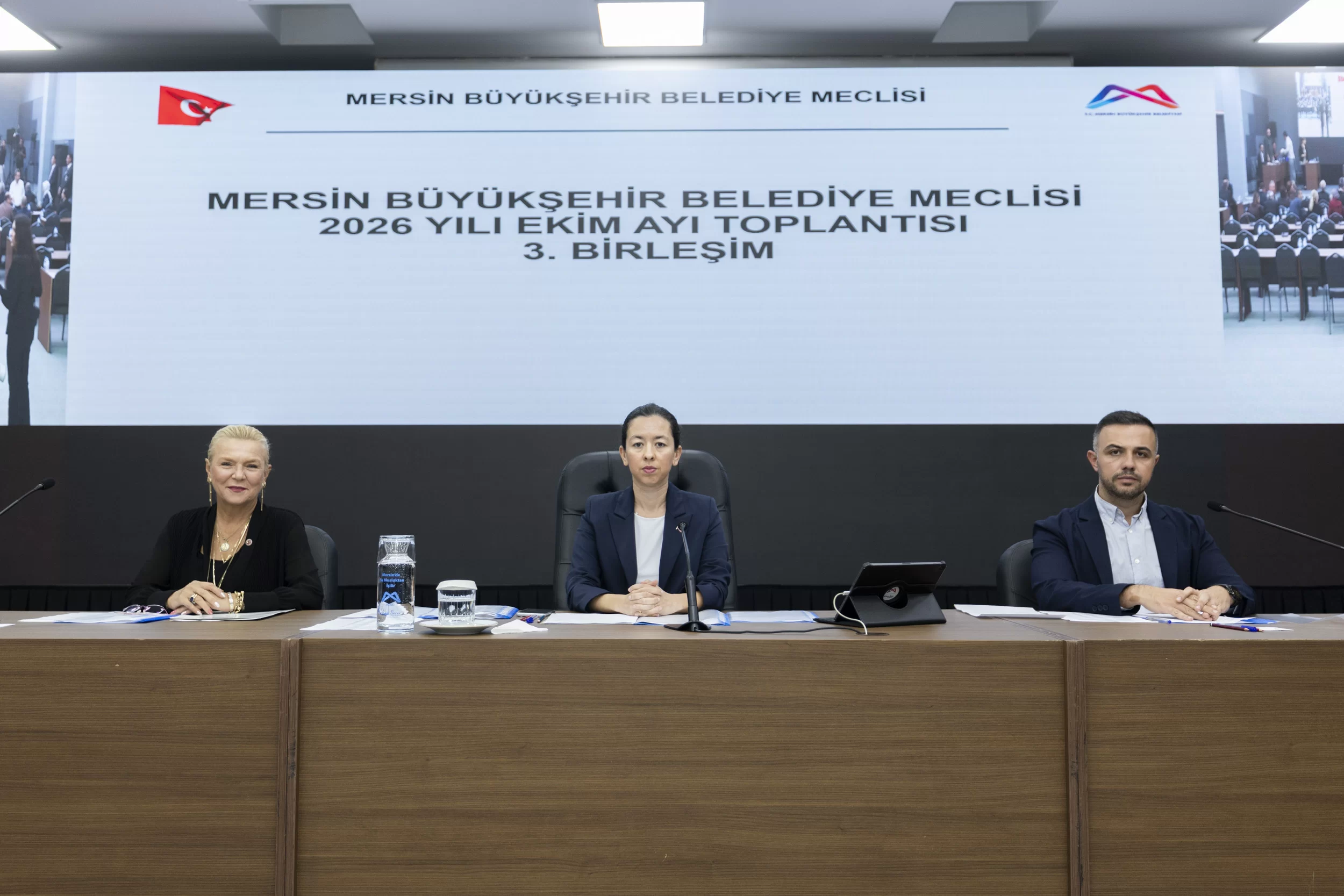 Mersin Büyükşehir Meclisi’nin Ekim Ayı 3. Birleşimi, Başkan Vekili Genç Başkanlığında Gerçekleştirildi