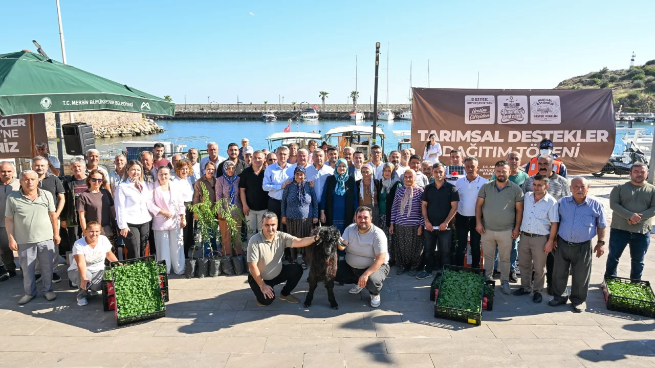 Mersin Büyükşehir’den Mersinli Üreticiye Yine Dev Destek